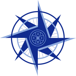 Nautical Compass Graphic Art PNG image