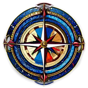 Nautical Compass Rose Graphic Png 14 PNG image
