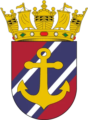Nautical Heraldry Crest PNG image