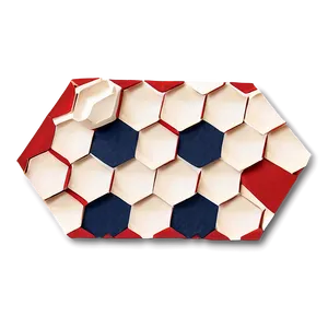 Nautical Hexagon Pattern PNG Tdv67