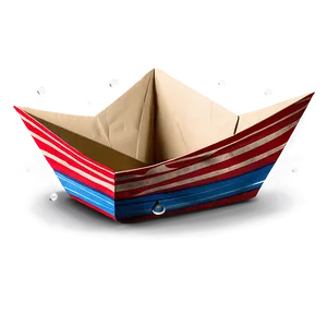 Nautical Paper Boat Design Png 06282024 PNG image