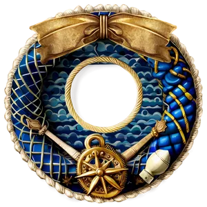 Nautical Theme Wreath PNG Idw