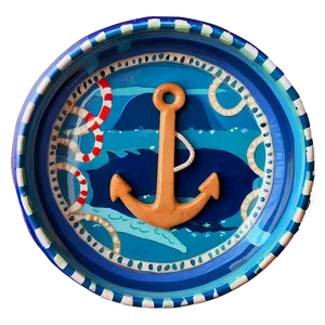 Nautical Themed Tray PNG 06212024 PNG