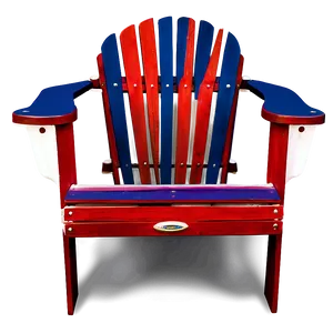 Navy Adirondack Chair PNG 63