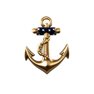 Navy Anchor And Stars PNG 81