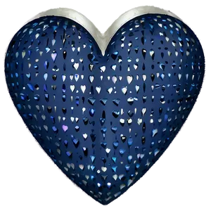 Navy Blue Heart Emoji Png Wqr PNG image