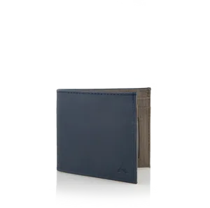 Navy Blue Leather Wallet