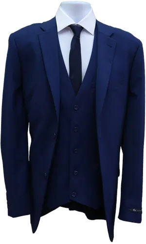 Navy Blue Suit Jacketand Vest