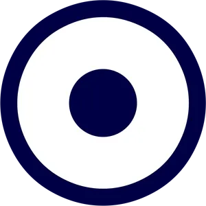 Navy Blue White Circle Graphic PNG image