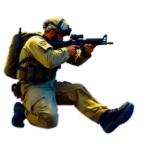 Navy Seal Action Pose Png 06282024 PNG image