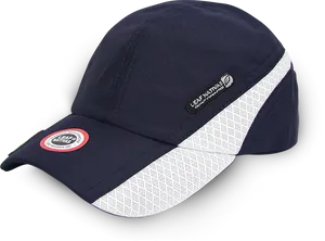 Navy White Sport Cap PNG