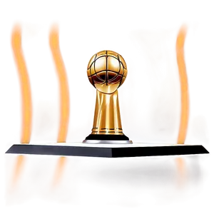 Nba Finals Trophy On Court PNG Jtr80