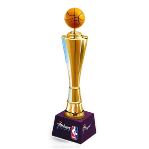 Nba Finals Trophy Reflection PNG Nej