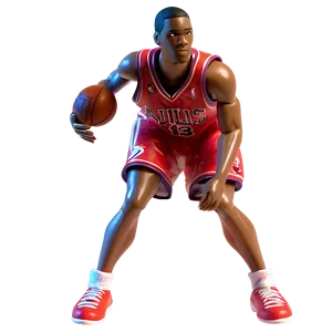Nba Players In Action Figures PNG Hng