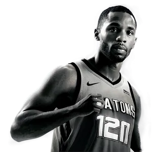 Nba Players In Black And White Png 96 PNG image