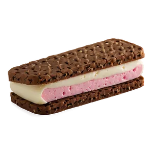 Neapolitan Ice Cream Sandwich Classic Png Bms PNG image