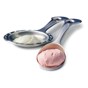 Neapolitan Ice Cream Scoop PNG 06122024