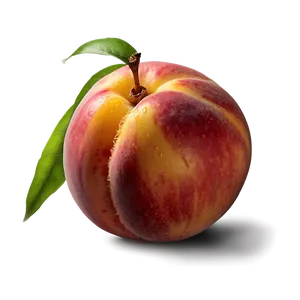 Nectarine Close-up Png 06252024 PNG image