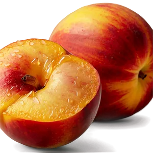 Nectarine Close-up PNG Hqs56 PNG