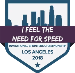 Need For Speed L A2018 Invitational PNG image