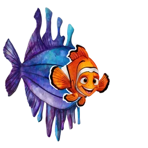 Nemo Watercolor Png Vlm PNG image