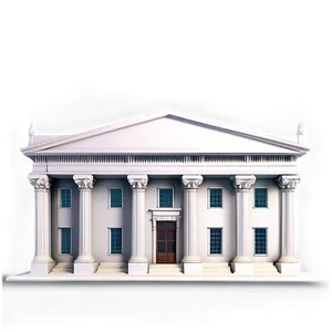 Neoclassical Bank Building Png 75 PNG image