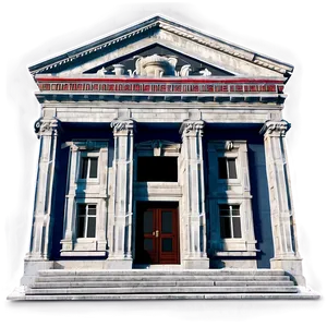 Neoclassical Bank Building Png 95 PNG image