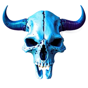 Neon Animal Skull PNG Bfc92 PNG