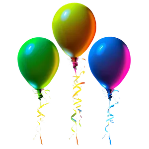 Neon Balloons PNG Xgj83 PNG