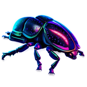 Neon Beetle Art PNG Xxq PNG