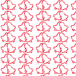 Neon Bell Pattern Christmas Background