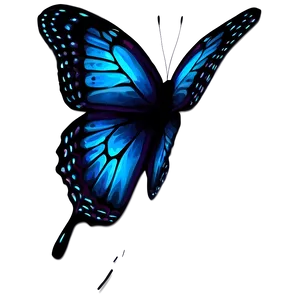 Neon Black Butterfly Png Fue20 PNG image