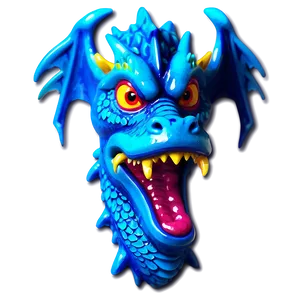Neon Blue Dragon Picture PNG Syl90 PNG