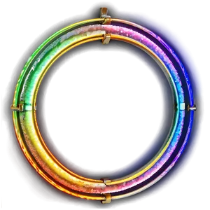 Neon Circle Frame PNG 34 PNG