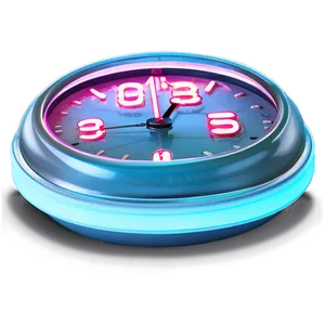 Neon Clock Cliparter PNG 5 PNG