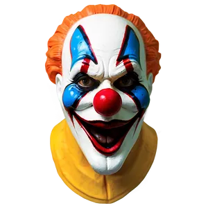 Neon Clown Mask PNG 06212024