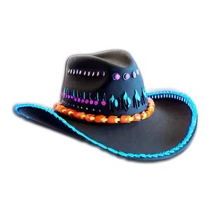 Neon Cowgirl Hat PNG Dcx49 PNG