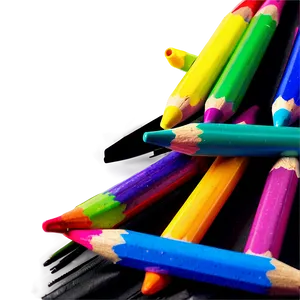 Neon Crayons Png 05252024 PNG image