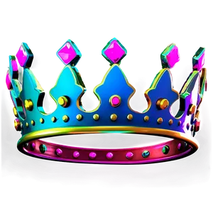Neon Crown Background PNG Sdv PNG