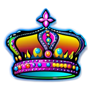 Neon Crown For Branding PNG 66