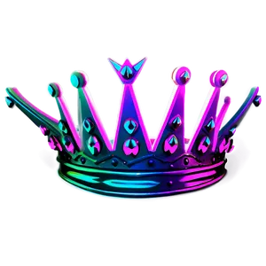 Neon Crown For Design PNG 06272024