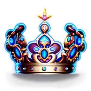Neon Crown For Event PNG 06272024