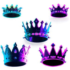 Neon Crown For Fashion PNG 06272024