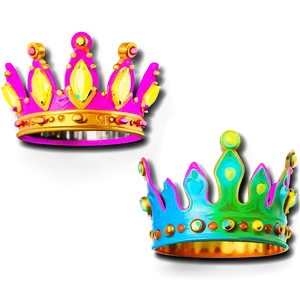 Neon Crown For Fashion PNG 27
