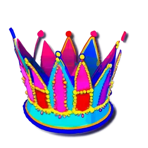 Neon Crown For Fashion PNG Vej