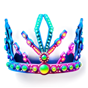 Neon Crown For Festivals PNG Xjk76 PNG