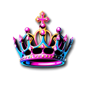 Neon Crown For Logo PNG Qvf67 PNG