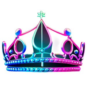 Neon Crown For Party PNG 22