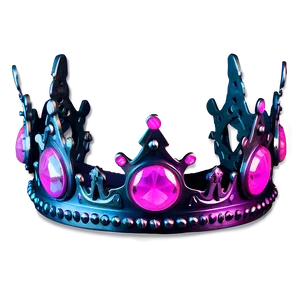 Neon Crown Template PNG Tqs2 PNG