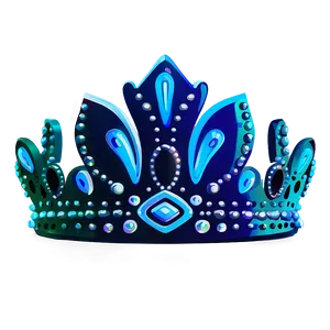 Neon Crown Vector PNG 06262024